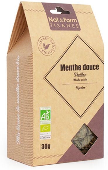 Nat & Form Tisane Menthe Douce Bio 30g