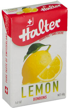 Halter Bonbon Suisse Sans Sucre Citron 40g