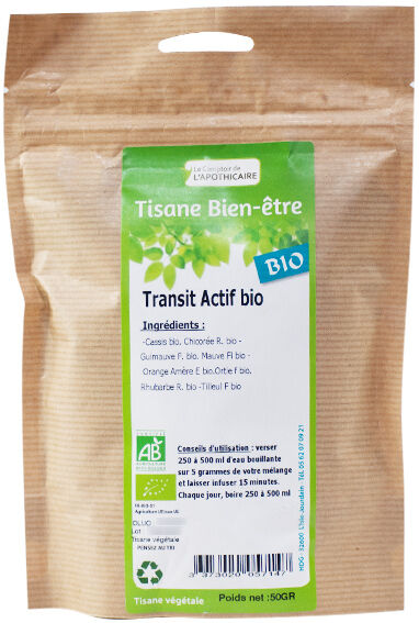 Le Comptoir de l'Apothicaire Comptoir de l'Apothicaire Tisane Transit Actif Bio 50g