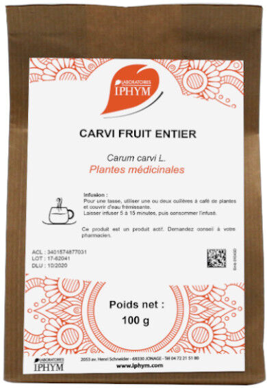 Iphym Vrac Carvi Fruit Entier 100g