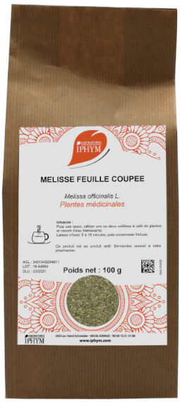 Iphym Vrac Mélisse Feuille Coupée 100g