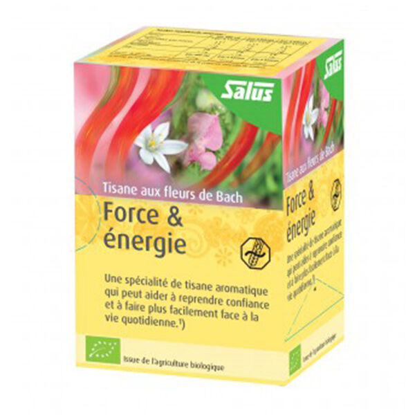 Salus Tisane Fleurs de Bach Force et Energie 15 sachets