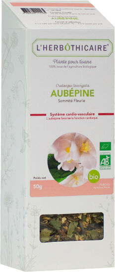 L' Herbothicaire L'Herbôthicaire Tisane Aubépine Bio 50g