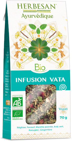 Herbesan Ayurvedique Bio Infusion Vata 70g