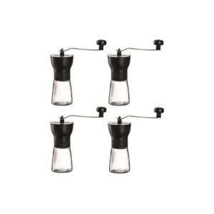 montana-Glas Kaffeemühle »Enjoy« schwarz/transparent