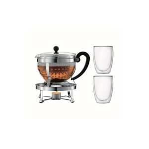 Bodum Teebereiter »Bodum Tee-Set Chambord 44621 l«, - W transparent