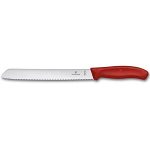 Victorinox Brotmesser »Swiss Classic Rot/Silberfarben«, (1 tlg.) rot/silberfarben