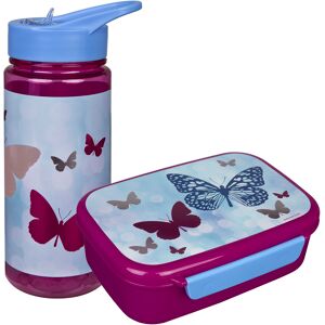 Scooli Lunchbox »Fly & Sparkle«, (Set, 2 tlg.), Brotzeitdose & Trinkflasche Fly & Sparkle