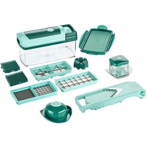 Genius Gemüseschneider »Nicer Dicer Chef, 13-teilig« blau/türkis/transparent