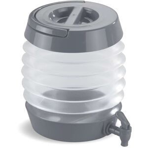 Maximex Getränkespender »7,5 Liter«, faltbar, ideal für Partys, mit Zapfhahn... Grau, Transparent