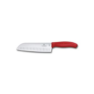 Victorinox Santokumesser, (1 tlg.) rot/edelstahlfarben