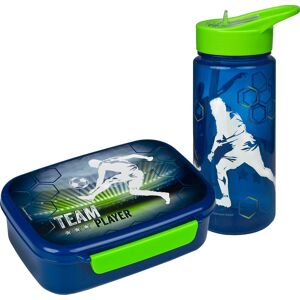 Scooli Lunchbox »Brotzeitdose & Trinkflasche, Team Player«, (Set, 2 tlg.),... Team Player