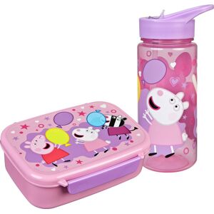 Scooli Lunchbox »Brotzeitdose & Trinkflasche, Peppa Pig«, (Set, 2 tlg.), mit... rosa