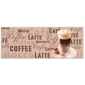 Artland Küchenrückwand »Kaffee - Latte Macchiato«, (1 tlg.), Alu Spritzschutz... naturfarben Größe