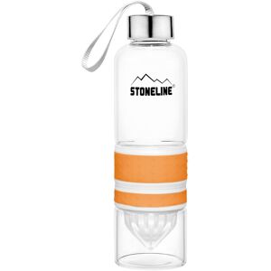STONELINE Trinkflasche, (Set, 1 tlg.), herausnehmbarer Saftpressen-Aufsatz,... orange Größe 550 ml