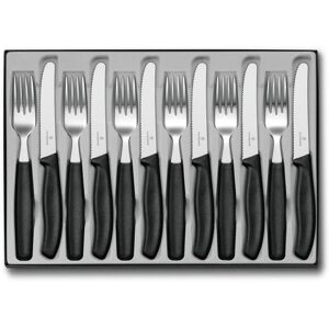 Victorinox Besteck-Set, (12 tlg.) schwarz Größe