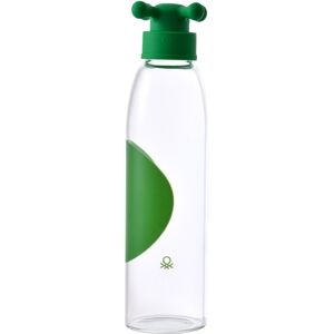 United Colors of Benetton Trinkflasche »Trinkflasche«, (2 tlg.) transparent und grün Größe 500 ml