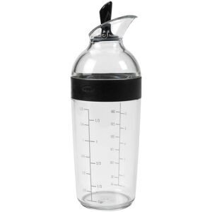 OXO Good Grips Dressing Shaker, für Salatdressing, 350 ml Schwarz/Transparent Größe