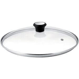 Tefal Pfannendeckel transparent/silberfarben/schwarz Größe