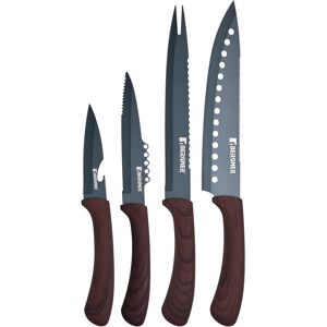 Bergner Kochmesser »Messer 4er- Set«, (Set, 4 tlg.) braun Größe