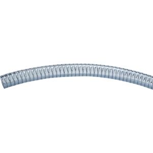 Jessberger PVC-Schlauch, klar mit Stahlspirale, 5 bar, pro lfd. m, 1 1/2'', Innen-Ø 38 mm