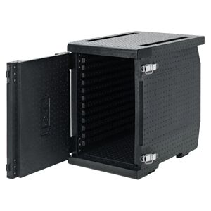 Thermo Future Box Transportbox Öffnung vorne; 93000ml, 64.5x44.5x62.5 cm (LxBxH); schwarz