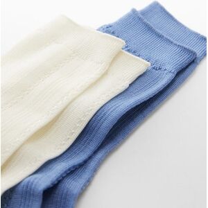 Mango 2er-Pack Stricksocken - Himmelblau - U - weiblich