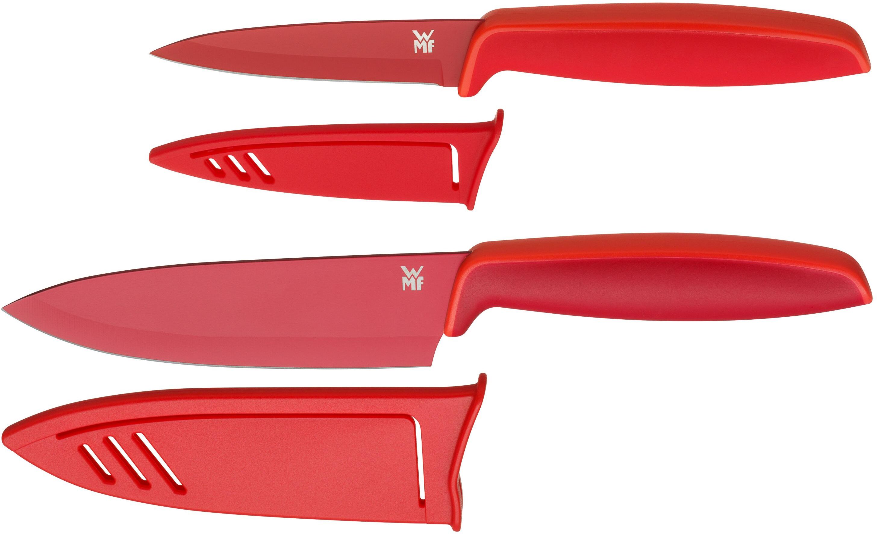 WMF Messer-Set »Set 2-teilig Touch«, (6 tlg.) rot