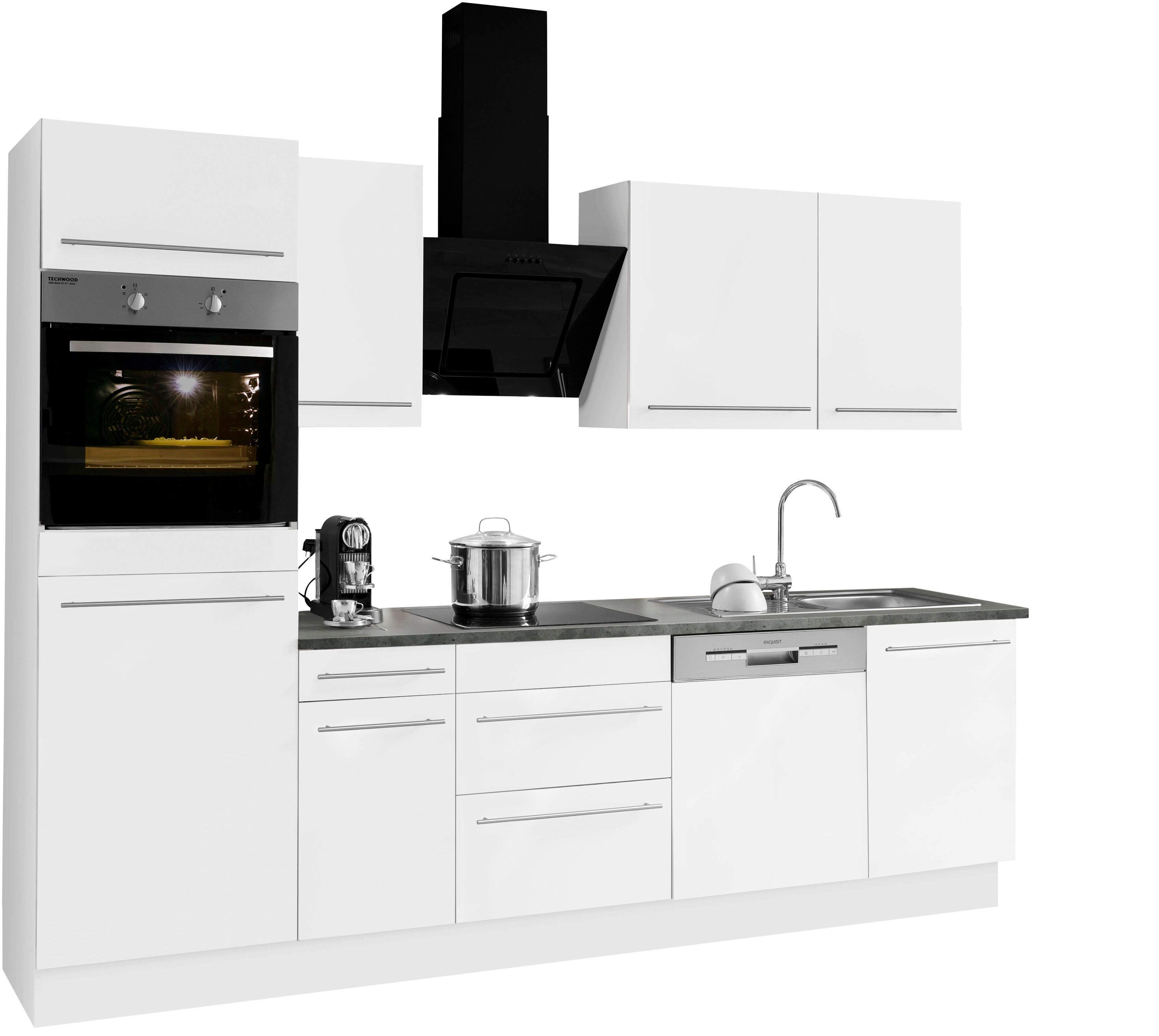 OPTIFIT Küchenzeile »Bern«, ohne E-Geräte, Breite 270 cm, mit... weiss