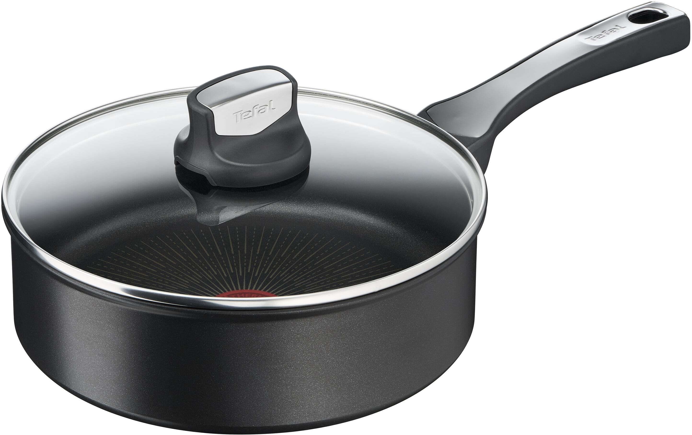 Tefal Sauteuse »Unlimited 24 cm«, Aluminium schwarz Größe