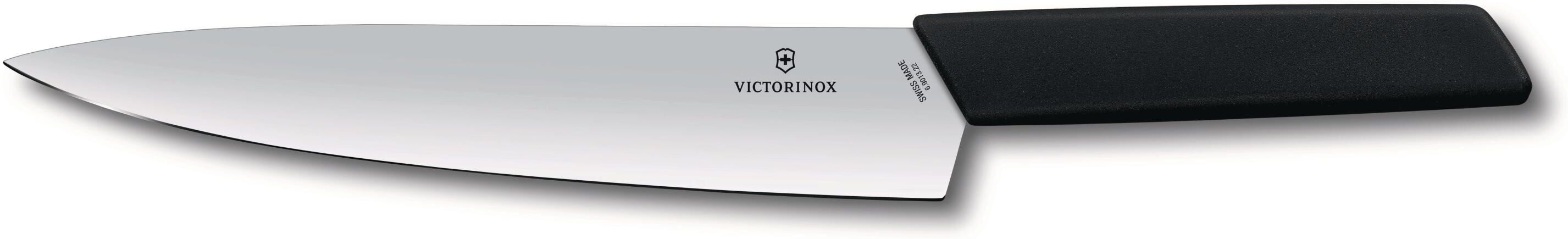 Victorinox Tranchiermesser »Tranchiermesser Swiss Modern Schwarz«, (1 tlg.) silberfarben Größe