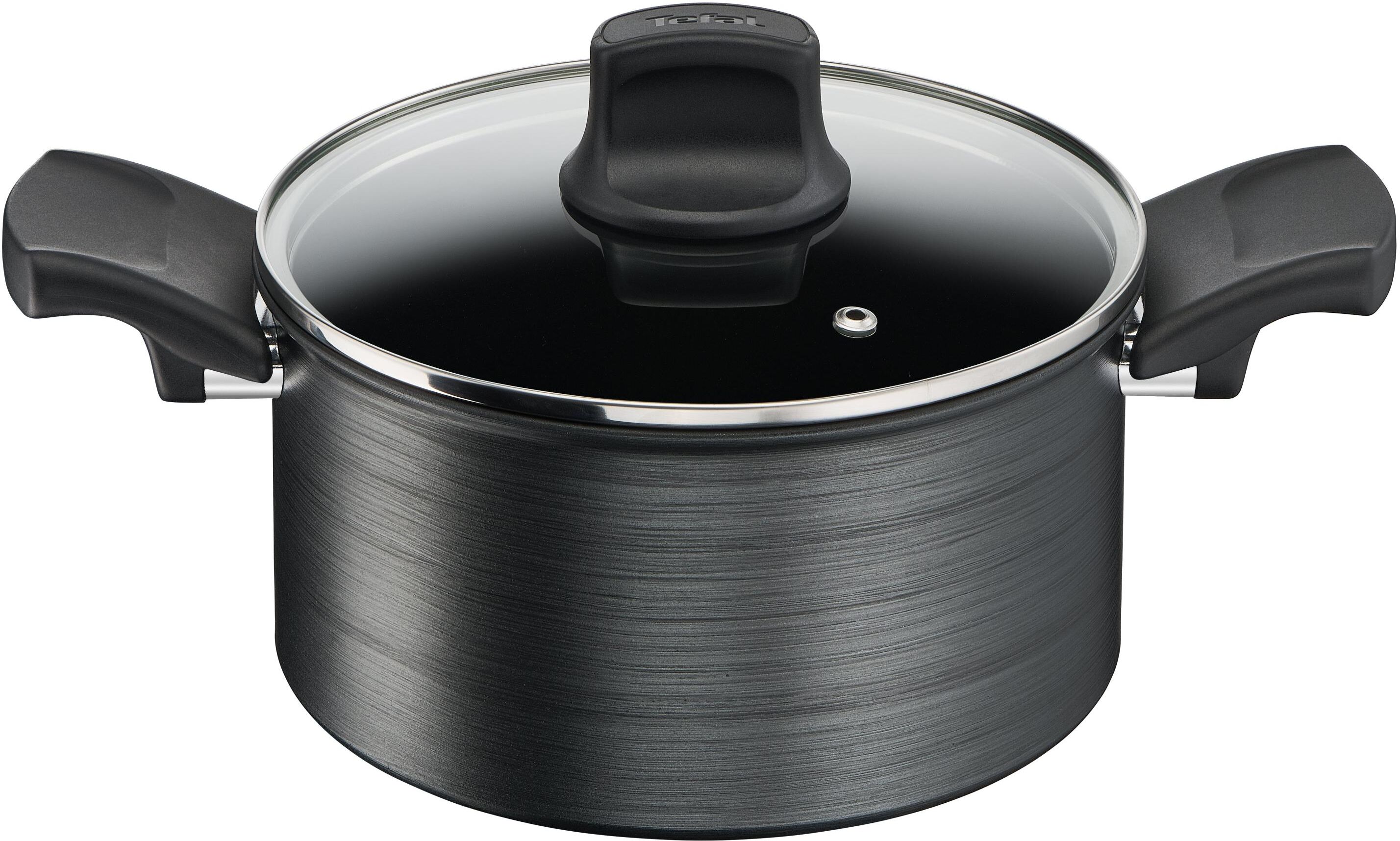 Tefal Kochtopf »Titanium Fusion 20 cm«, Aluminium grau Größe