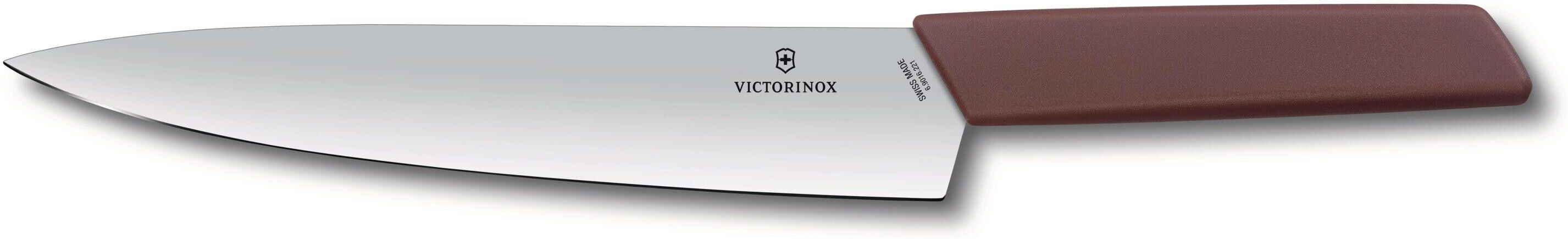 Victorinox Tranchiermesser »Swiss Modern Weinrot«, (1 tlg.) schwarz Größe