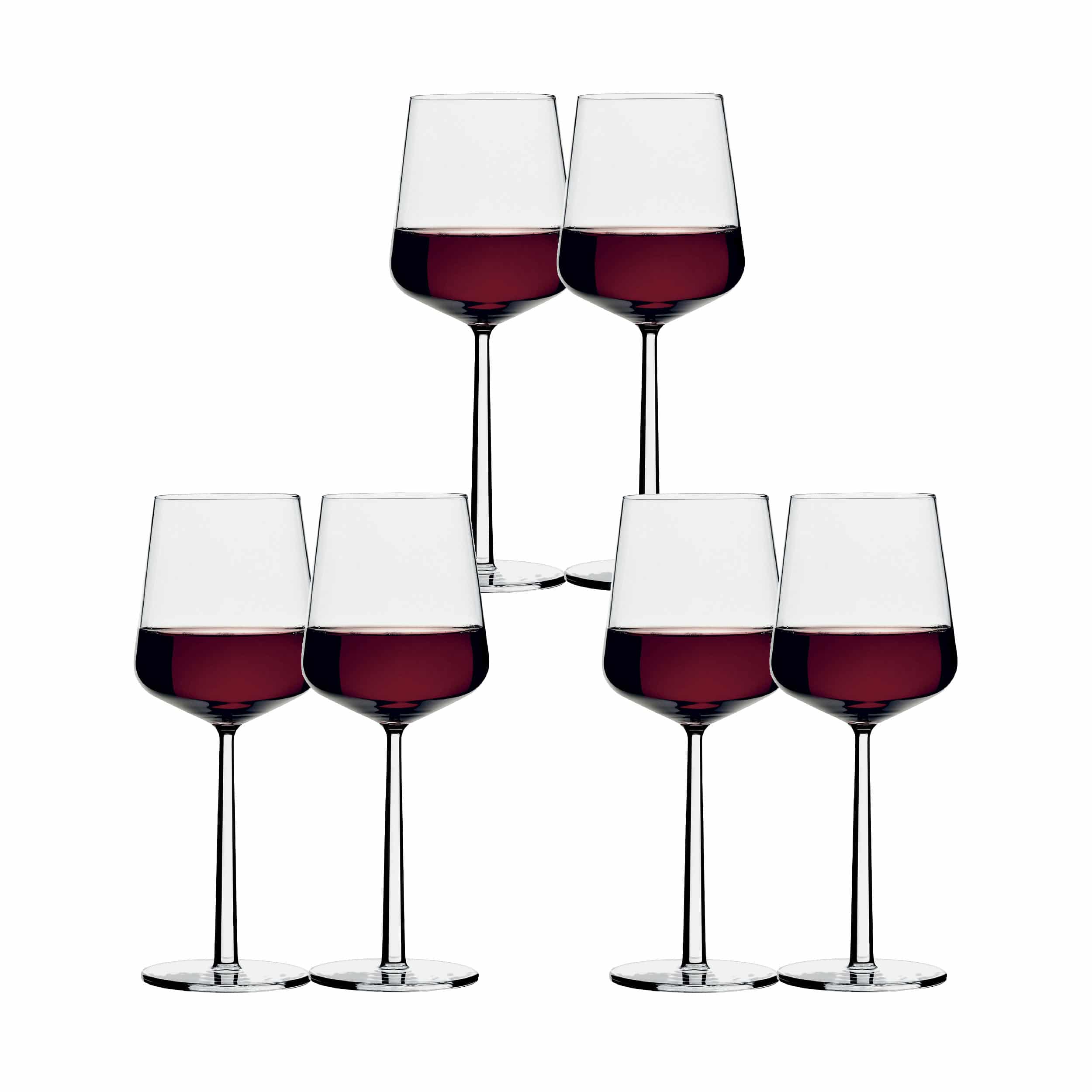 iittala Essence Rotweinglas 6er-Set  transparent