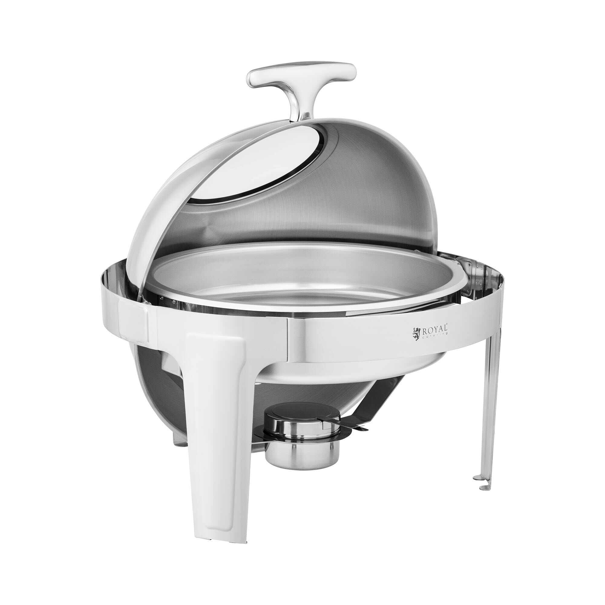 Royal Catering Chafing Dish - rund mit Sichtfenster - Royal Catering - 5,8 L