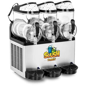 Royal Catering Slush-Maschine - 3 x 10 l - LED RCSL 3/10