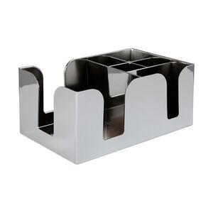 Scandic Bar Bar caddy, Chrom, 24x14cm