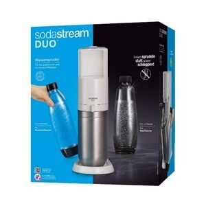 SodaStream DUO Edelstahl, Weiß