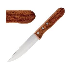 Gastronoble 12 Olympia Jumbo Steakmesser   mit Holzgriff   12,5cm