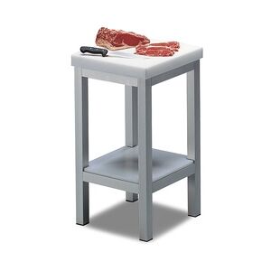 Gastro Mastro Hackblock mit Polyethylen-Fläche, 500 x 500 mm