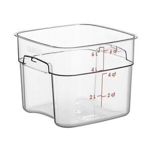 Cambro CamSquare FreshPro® 5,7L Lebensmittelbehälter, 6 Stück im Karton - 6SFSPROCW135