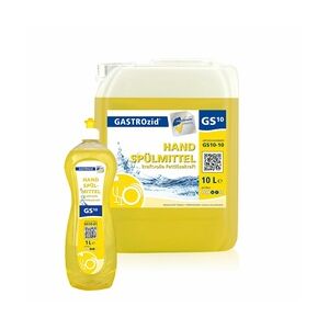 Meditrade Gastrozid GS10 Handspülmittel - 12 x 1 L Flasche - Geschirrspülmittel