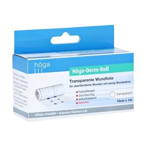 HÖGA-PHARM G. Höcherl HÖGA-DERM-Roll transparente Wundfolie 10 cmx1 m 1 Stück