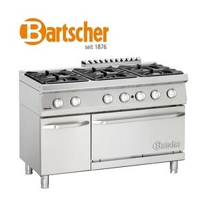 Gastro Bartscher Gasherd Serie 700 Classic, 6 Flammen - Standgerät