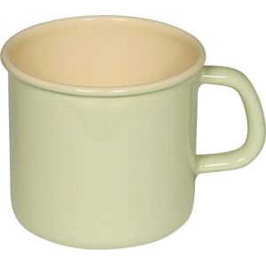 RIESS-KELOMAT Riess Topf (Becher) mit Bördel Ø11cm 0,75 Liter Emaille Classic Pastell nilgrün