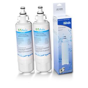 EcoAqua 2x kompatibel Panasonic Kühlschrankfilter CNRBH-125950, CNRAH-257760
