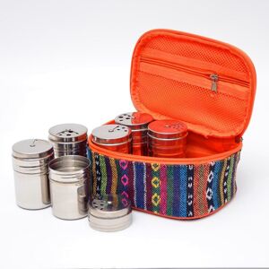 Luoiao368 Outdoor Rotierenden Abdeckung Spice Multi-Funktionale Lagerung Tasche Neue Küche Gewürz Können