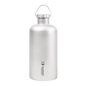 SilverAnt Titanium Water Bottle Clip Top 400 ml