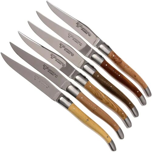 Laguiole en Aubrac Steakmesser-Set 6-teilig French Woods