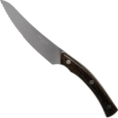 Due Cigni Arne Line Steakmesser mit Wellenschliff 11 cm, Ziricote